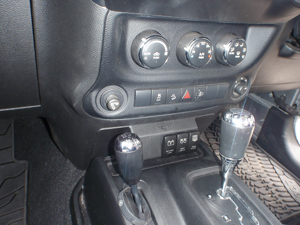 JK Jeep Car Specific Dash Switches - After