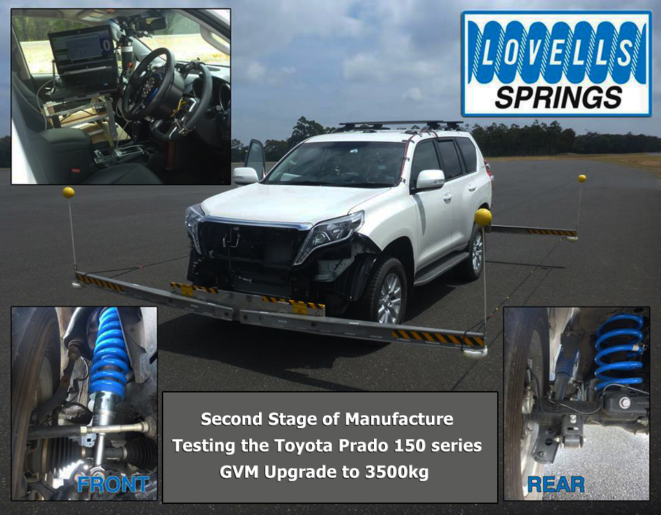 Toyota Prado 150 series GVM Upgrade Testing
