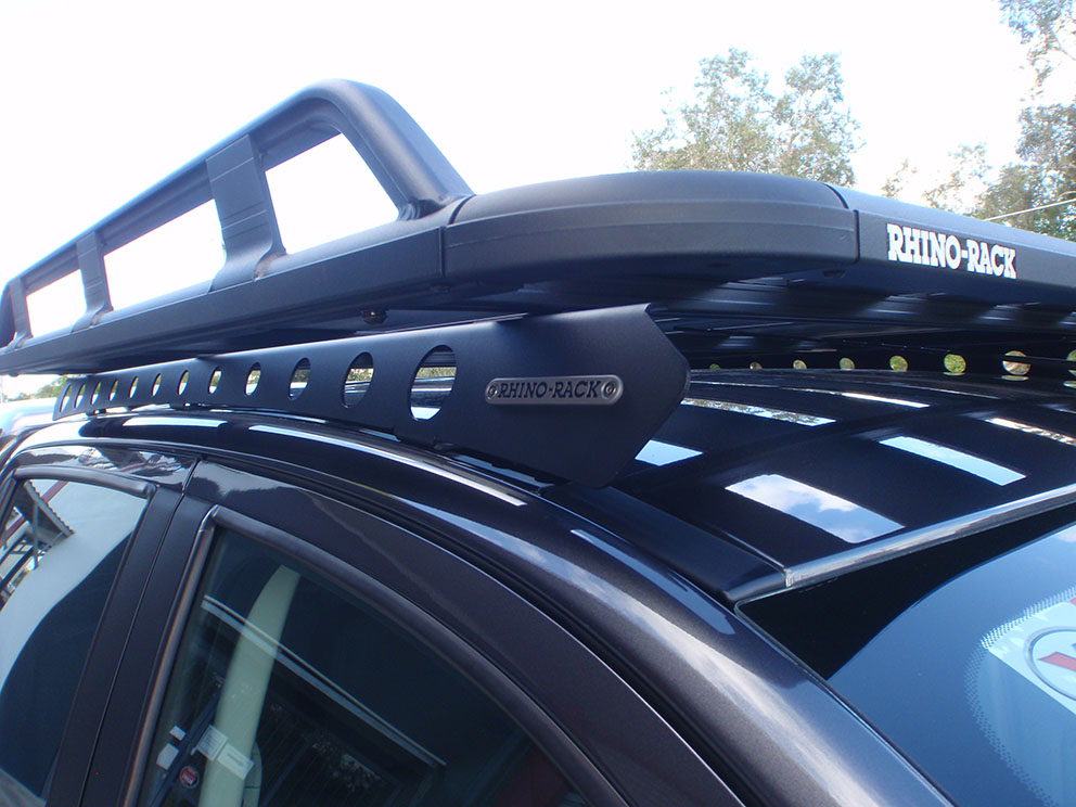 Ford Ranger Rhinorack Roof Tray with Backbone mount