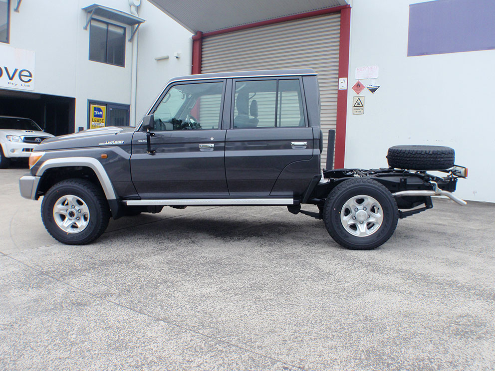 Landcruiser 79 before canopy fitout